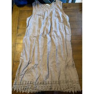 Bellambra Linen Dress Made In Italy Size 1X